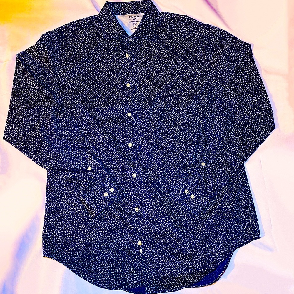 Stafford 365 Mens Button Up Shirt